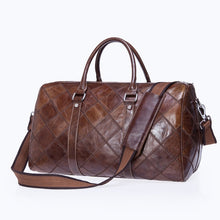 Load image into Gallery viewer, WESTAL leather duffle bag men's travel bag leather vintage weekend bag men's travel bags genuine leather luggage/overnight tote