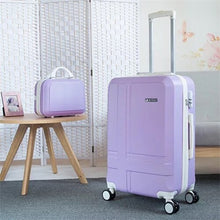 Load image into Gallery viewer, KLQDZMS 20/24Inch ABS Rolling Luggage Set Spinner Women's Retro Handbag Suitcase Wheel Trolley Women Cabin Travel Bag