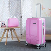 Load image into Gallery viewer, KLQDZMS 20/24Inch ABS Rolling Luggage Set Spinner Women's Retro Handbag Suitcase Wheel Trolley Women Cabin Travel Bag