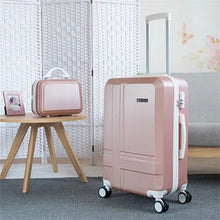Load image into Gallery viewer, KLQDZMS 20/24Inch ABS Rolling Luggage Set Spinner Women's Retro Handbag Suitcase Wheel Trolley Women Cabin Travel Bag