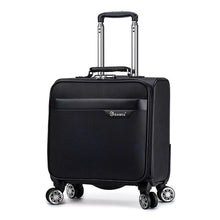Load image into Gallery viewer, 18'' Travel suitcase on wheels Cabin carry on trolley luggage bag Men's business suitcase fashion waterproof oxford luggage bag