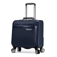 Load image into Gallery viewer, 18'' Travel suitcase on wheels Cabin carry on trolley luggage bag Men's business suitcase fashion waterproof oxford luggage bag