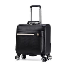 Load image into Gallery viewer, 18'' Travel suitcase on wheels Cabin carry on trolley luggage bag Men's business suitcase fashion waterproof oxford luggage bag