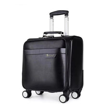 Load image into Gallery viewer, 18'' Travel suitcase on wheels Cabin carry on trolley luggage bag Men's business suitcase fashion waterproof oxford luggage bag