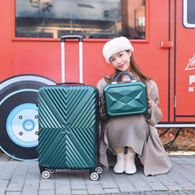 Load image into Gallery viewer, 20‘’22/24/26/28 inch Rolling luggage set travel suitcase spinner wheels trolley luggage bag case Diamond Silver suitcase Women's