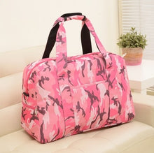 Load image into Gallery viewer, Short Trip Outdoor Travel Duffle Bag Women's Hand Luggage Large Capacity Travel Bag Travel Sports Gym Bag