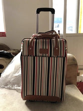 Load image into Gallery viewer, Trave suitcase with spinner wheels 20'' trolley luggage bag Oxford Women's weekend bag carry on luggage set Cabin suitcase bag