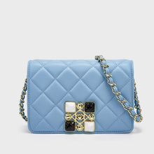 Load image into Gallery viewer, Fashion lock buckle Women's bag 2020 new girl small satchel Designer Lingge Chain Bag Shoulder Messenger Bag purses and handbags