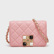 Load image into Gallery viewer, Fashion lock buckle Women's bag 2020 new girl small satchel Designer Lingge Chain Bag Shoulder Messenger Bag purses and handbags