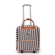 Load image into Gallery viewer, New women's travel bag suitcase, suitcase D' water cloth Oxford cloth rolling trolley case, PU leather - portable trailer box