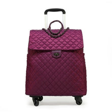 Load image into Gallery viewer, Women's travel Suitcase, Cabin size Luggage Bag, 20 inch Case with Rolling, Universal wheel trip Trolley Box, 53*38*20 cm

