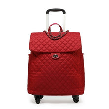 Load image into Gallery viewer, Women's travel Suitcase, Cabin size Luggage Bag, 20 inch Case with Rolling, Universal wheel trip Trolley Box, 53*38*20 cm
