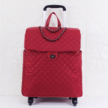 Load image into Gallery viewer, Women's чемодан 20 inch travel Suitcase Cabin Luggage Bag with Rolling  mala de viagem trip Trolley wheel Box чемодан на колесах
