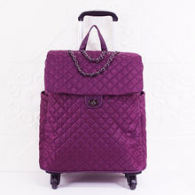 Load image into Gallery viewer, Women's чемодан 20 inch travel Suitcase Cabin Luggage Bag with Rolling  mala de viagem trip Trolley wheel Box чемодан на колесах
