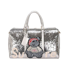 Load image into Gallery viewer, Women's Travel Bag Large Capacity Duffle Bags Fashion Sequins Luggage Pack High Quality Handbag Multifunctional Weekend Package
