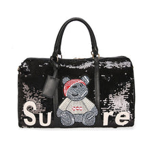Load image into Gallery viewer, Women's Travel Bag Large Capacity Duffle Bags Fashion Sequins Luggage Pack High Quality Handbag Multifunctional Weekend Package
