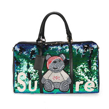 Load image into Gallery viewer, Women's Travel Bag Large Capacity Duffle Bags Fashion Sequins Luggage Pack High Quality Handbag Multifunctional Weekend Package
