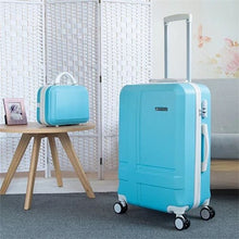 Load image into Gallery viewer, KLQDZMS 20/24Inch ABS  Rolling Luggage Set Spinner Women's Retro Handbag Suitcase Wheel Trolley Women Cabin Travel Bag

