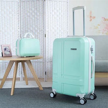 Load image into Gallery viewer, KLQDZMS 20/24Inch ABS  Rolling Luggage Set Spinner Women's Retro Handbag Suitcase Wheel Trolley Women Cabin Travel Bag
