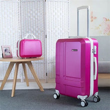 Load image into Gallery viewer, KLQDZMS 20/24Inch ABS  Rolling Luggage Set Spinner Women's Retro Handbag Suitcase Wheel Trolley Women Cabin Travel Bag
