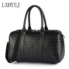 Load image into Gallery viewer, Large Capacity Travel Bag Travel Duffle Big Bag Women's Waterproof Leather Hand Luggage Bags Short Trip Men Sports Package
