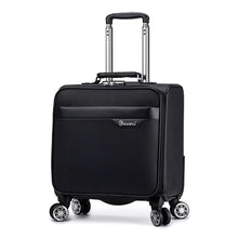 Load image into Gallery viewer, 18&#39;&#39; Travel suitcase on wheels Cabin carry on trolley luggage bag Men&#39;s business suitcase fashion waterproof oxford luggage bag
