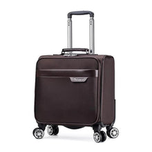 Load image into Gallery viewer, 18&#39;&#39; Travel suitcase on wheels Cabin carry on trolley luggage bag Men&#39;s business suitcase fashion waterproof oxford luggage bag
