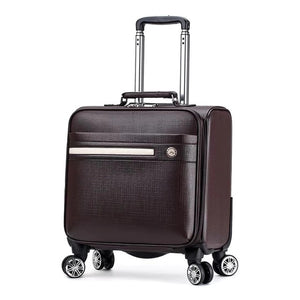 18'' Travel suitcase on wheels Cabin carry on trolley luggage bag Men's business suitcase fashion waterproof oxford luggage bag