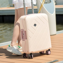 Load image into Gallery viewer, Letrend PP Suitcases Wheel Rolling Luggage Spinner Pink password Travel Bag 20/24/28 inch Cabin Trolley Fashion Women's Bags
