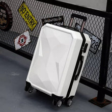 Load image into Gallery viewer, 20‘’22/24/26/28 inch Rolling luggage set travel suitcase spinner wheels trolley luggage bag case Diamond Silver suitcase Women's
