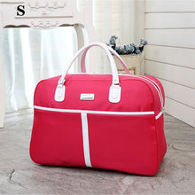 Load image into Gallery viewer, Large Capacity Women's Travel Bag Fashion Hand Travel Luggage Bag Multifunction Sports Bag For Female Portable Travel Duffle
