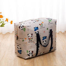 Load image into Gallery viewer, Size L Large Capacity Women's Travel Duffle Bag Waterproof Oxford Fabric Check in Bag Fashion Zipper Soft Luggage Bag
