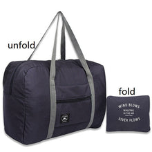 Load image into Gallery viewer, Women's Men's Large Capacity Folding Sandbag Storage Bag Waterproof Nylon Travel Packaging Cube Luggage Ms. Travel Bag
