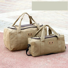 Load image into Gallery viewer, Multi-color large-capacity duffel bag portable travel bag men's thick canvas bag moving travel bag women's luggage bag

