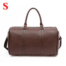 Load image into Gallery viewer, Large Capacity Travel Bag Travel Duffle Big Bag Women's Waterproof Leather Hand Luggage Bags Short Trip Men Sports Package
