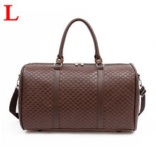Load image into Gallery viewer, Large Capacity Travel Bag Travel Duffle Big Bag Women's Waterproof Leather Hand Luggage Bags Short Trip Men Sports Package
