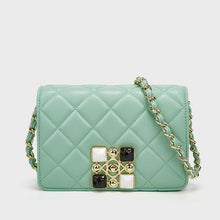 Load image into Gallery viewer, Fashion lock buckle Women's bag 2020 new girl small satchel Designer Lingge Chain Bag Shoulder Messenger Bag purses and handbags
