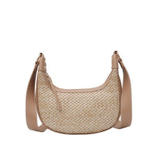 Load image into Gallery viewer, Women's crossbody bag 2020 new leisure straw bag Beach tourism shoulder handbag Holiday woven bag underarm bag bolsos de mujer
