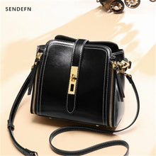 Load image into Gallery viewer, Women's bags 2020 New all-match Cowhide casual simple shoulder bag handbag Women Messenger bag purses and handbags bolsos mujer
