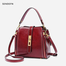Load image into Gallery viewer, Women's bags 2020 New all-match Cowhide casual simple shoulder bag handbag Women Messenger bag purses and handbags bolsos mujer
