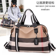 Load image into Gallery viewer, Travel bag Women's short-distance hand luggage bag large-capacity travel bag light Korean version of boarding fitness bag
