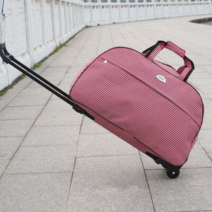 Women's Suitcase Suitcase, Waterproof Cabin Oxford Cloth, Trolley Car, Hand Luggage, Trailer Box, Universal Wheel Trolley Case