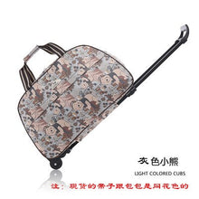 Load image into Gallery viewer, Women&#39;s Suitcase Suitcase, Waterproof Cabin Oxford Cloth, Trolley Car, Hand Luggage, Trailer Box, Universal Wheel Trolley Case
