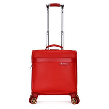 Load image into Gallery viewer, Universal wheels trolley luggage 18 commercial male women's small suitcase luggage,color rainbow travel luggage for women/men
