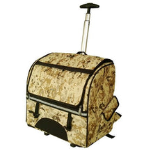 Load image into Gallery viewer, Letrend Camouflage Multifunction pet Rolling Luggage Casters Trolley Cabin Wheels Suitcases Travel Bag Women's Backpack
