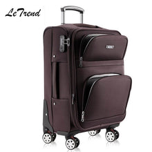 Load image into Gallery viewer, Letrend Women Rolling Luggage Spinner Wheel Suitcase Oxford Women's Bags Travel Bags 20 inch Student Cabin Trolley
