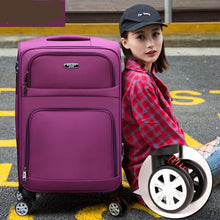 Load image into Gallery viewer, Letrend Women Rolling Luggage Spinner Wheel Suitcase Oxford Women's Bags Travel Bags 20 inch Student Cabin Trolley
