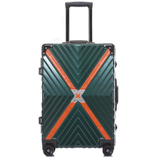 Load image into Gallery viewer, Letrend Aluminium Frame Spinner Rolling Luggage 24 inch Men Retro Travel Bag Trolley Cabin Suitcases Wheel Women's Handbag Trunk
