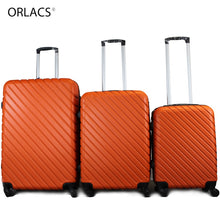 Load image into Gallery viewer, ORLACS Trolley Case ABS 20"24"28" Wheel Luggage Suitcase Lady Men's Travel Suitcase Student Adult Portable Password Suitcase
