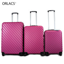 Load image into Gallery viewer, ORLACS Trolley Case ABS 20"24"28" Wheel Luggage Suitcase Lady Men's Travel Suitcase Student Adult Portable Password Suitcase
